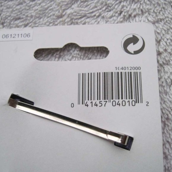 4 Goody Girls Plastic Bow Metal Stay Tight Put 2" Hair Barrettes Secure Clasp - Picture 6 of 7